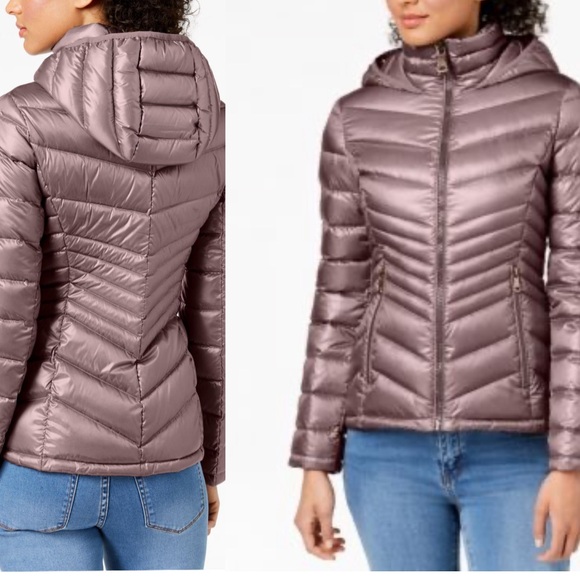 Calvin Klein Jackets & Blazers - Calvin Klein Puffer Jacket - Light Wine Color GUC Sz Womens Large